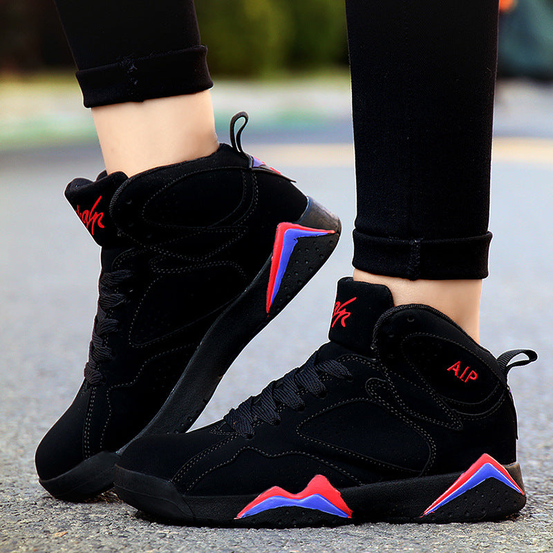 Air Jordan 7 Basketball Shoes for Couples - High Top
